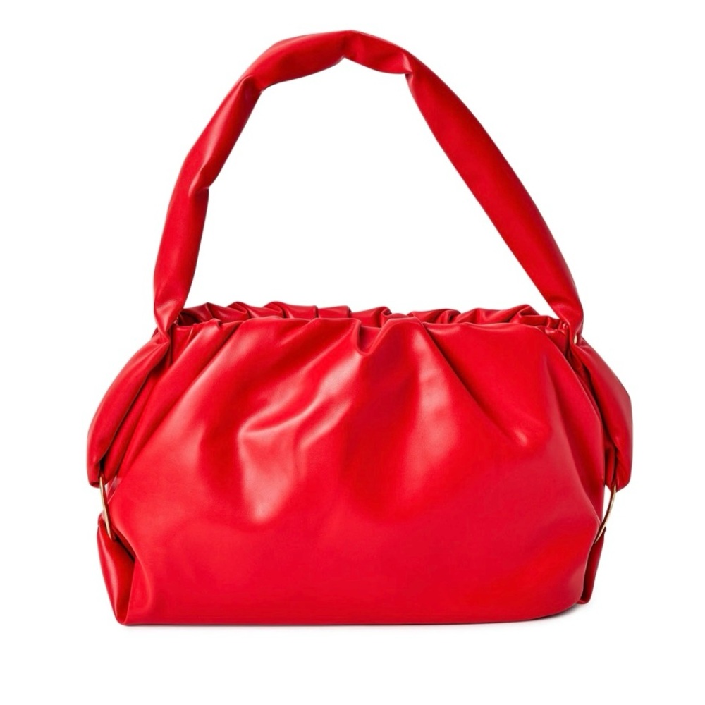 * Exclusive!* NWT Scoop Fiery Red Slouchy Shoulder Bag - with Gold-Tone Accents